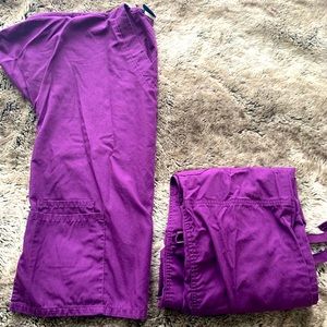 Purple scrub set